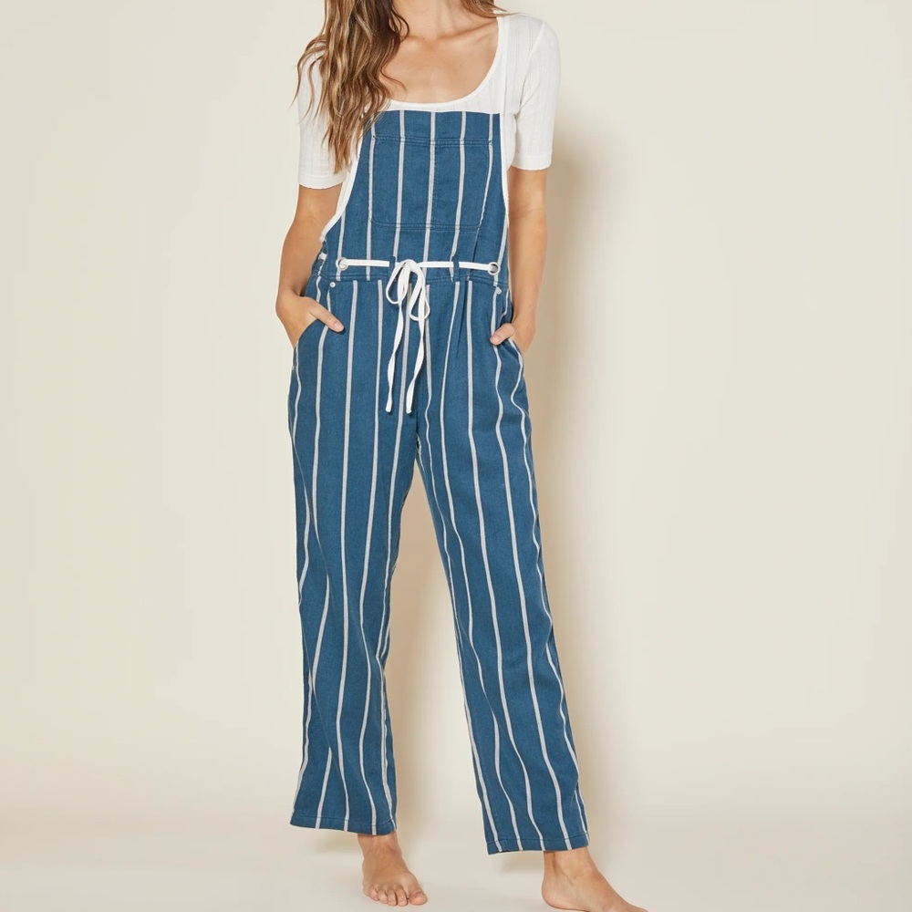 OUTERKNOWN NEW! Topanga Linen & Organic Cotton Blend Overalls XS